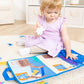 Buy now Melissa & Doug?? Ms. Rachelƒ?› What to Wear Felt Activity Board Take-Along Preschool Learning Toy for Boys and Girls - FSC Certified at indiglob india