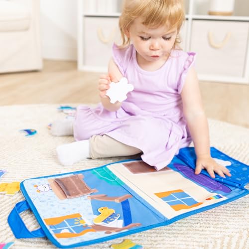 Buy now Melissa & Doug?? Ms. Rachelƒ?› What to Wear Felt Activity Board Take-Along Preschool Learning Toy for Boys and Girls - FSC Certified at indiglob india