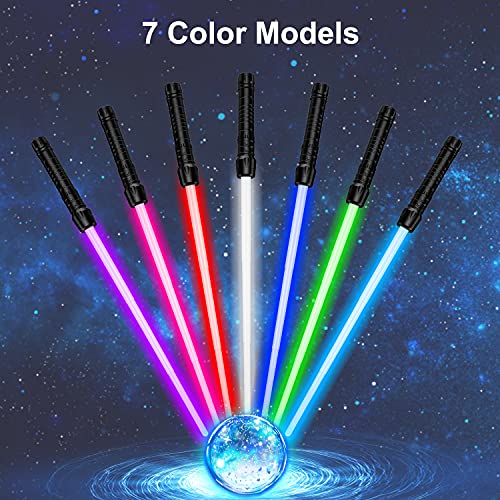 Buy now Light Saber, Light Sabers for Kids with FX Sound, 2 in 1 Expandable Light Swords Gift Set for Birthday, Halloween Party, Galaxy War Fighters and Warriors at indiglob india