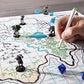 Buy now Double-Sided Role Playing RPG Game Mat- Reversible Silicone Battle Matte Grid w Hexes and Squares- XL 20"x20"-Foldable, Rollable, Wet Eraseable - Made for D&D Dungeons Dragons, Pathfinder and More at indiglob india