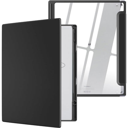 Case for Remarkable 2 Paper Tablet with Pen Holder for Remarkable2 10.3" 2020 Release, Hard Back Shell Protective Book Folio Cover,Black Folio