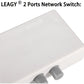 LEAGY 2 Ports Network Switch Splitter Selector Hub 2-in 1-Out or 1-in 2-Out 100M