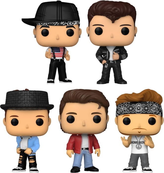 Buy now NKOTB Funko POP! New Kids on The Block Band 5-Pack Exclusive Pop! Vinyl Figures, 65234 at indiglob india