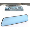Rear View Mirror, 11.8 Inch Panoramic Anti-Glare Rearview Mirror, Car Interior Clip-On Wide Angle Rear View Mirror to Reduce Blind Spot Effectively for Car SUV Trucks – Convex - Blue - Blue Upgraded