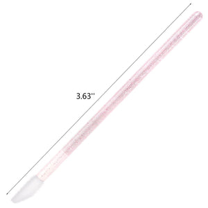 100 Disposable Lip Brushes, Lipstick Applicator, Lip Gloss Wands Pink Tbestmax - My Store