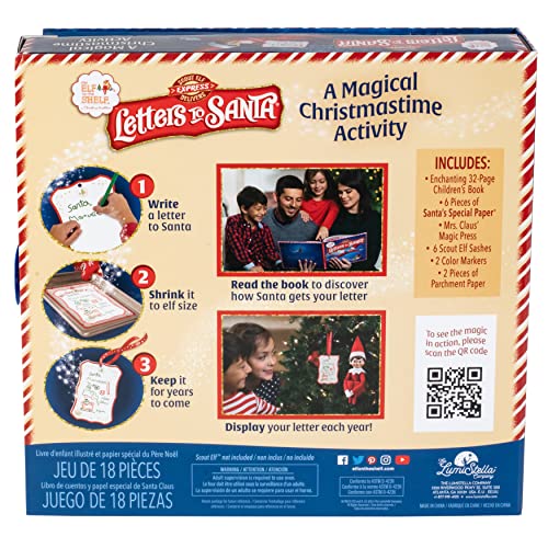 Buy now The Elf on The Shelf: Letters to Santa - Send Shrinking Christmas Lists to Santa through your Elf- 18 Piece Gift Set Includes Magic X-mas Paper, Mrs Claus' Press, Ribbon Sashes, Markers, and Parchment at indiglob india