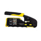 Buy now Klein Tools 80072 RJ45 Cable Tester Kit with LAN Scout Jr. 2, Coax Crimper / Stripper / Cutter Tool and 50-Pack Pass-Thru Modular Data Plugs at indiglob india