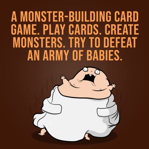 Buy now Exploding Kittens Bears vs. Babies 2-5 Players - Ages 10+ - 20 Minutes to Play - Monster Building Card Game - Party Game, Family Game Night, Kid and Adult Card Game at indiglob india