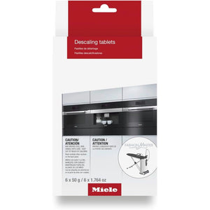 Miele Descaling Tablets for Coffee Machines, Steam Ovens, Ovens, Ranges, 6 count