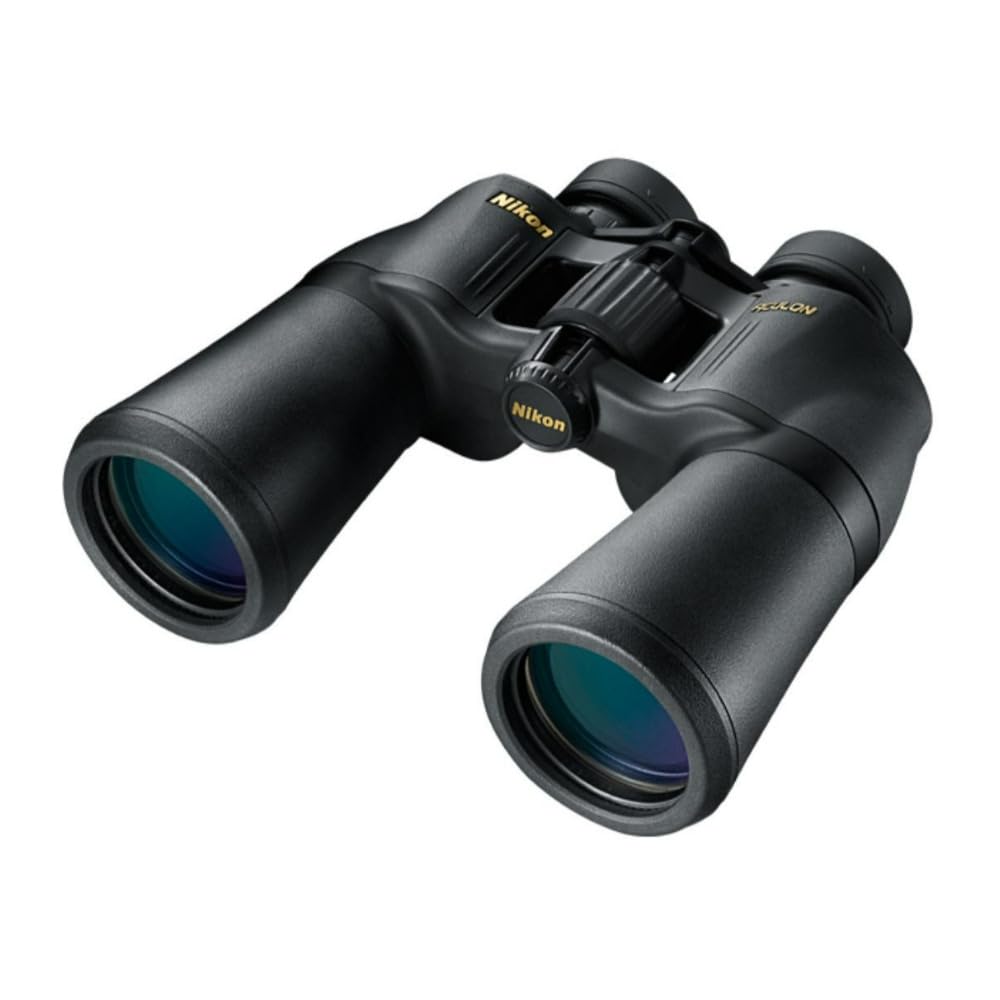 Buy now Nikon ACULON A211 10-22x50 Binocular | Multilayer coating, Porro prism Binocular with turn and slide eyecups, Tripod Adaptable | Official Nikon USA Model full-size 10x50 at indiglob india