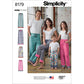 Buy now Simplicity 8179 Easy-to-Sew Children, Teen and Adult Pajama Pants Sewing Pattern in Sizes A (XS-XL) at indiglob india