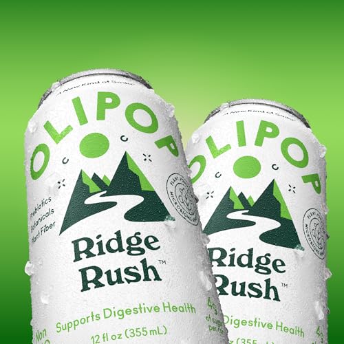 Buy now OLIPOP Prebiotic Soda Pop, SpongeBob Pineapple Paradise, Pantry Pack Packed with Prebiotics, Fiber, and Botanicals, Gluten Free, Vegan, GMO Free, 12oz Skinny Can (12-Cans) at indiglob india