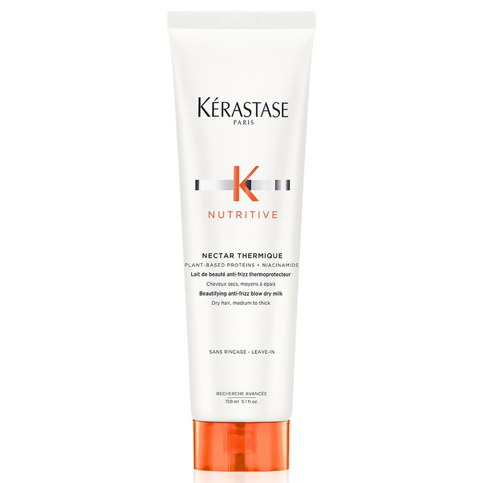 Buy now Kerastase Nectar Thermique Heat Protecting Cream - Anti-Frizz, Softness & Shine, Heat Protection, With Niacinamide, For Medium to Thick Dry Hair 5.1 Fl Oz (Pack of 1) at indiglob india