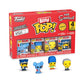 Buy now Funko Pop! Bitty: Simpsons - Itchy, Marge Simpson, Moe Szyslak, and A Surprise Mystery Mini Figure - 0.9 Inch (2.2 Cm) - The Simpsons Collectable - Stackable Display Shelf Included at indiglob india