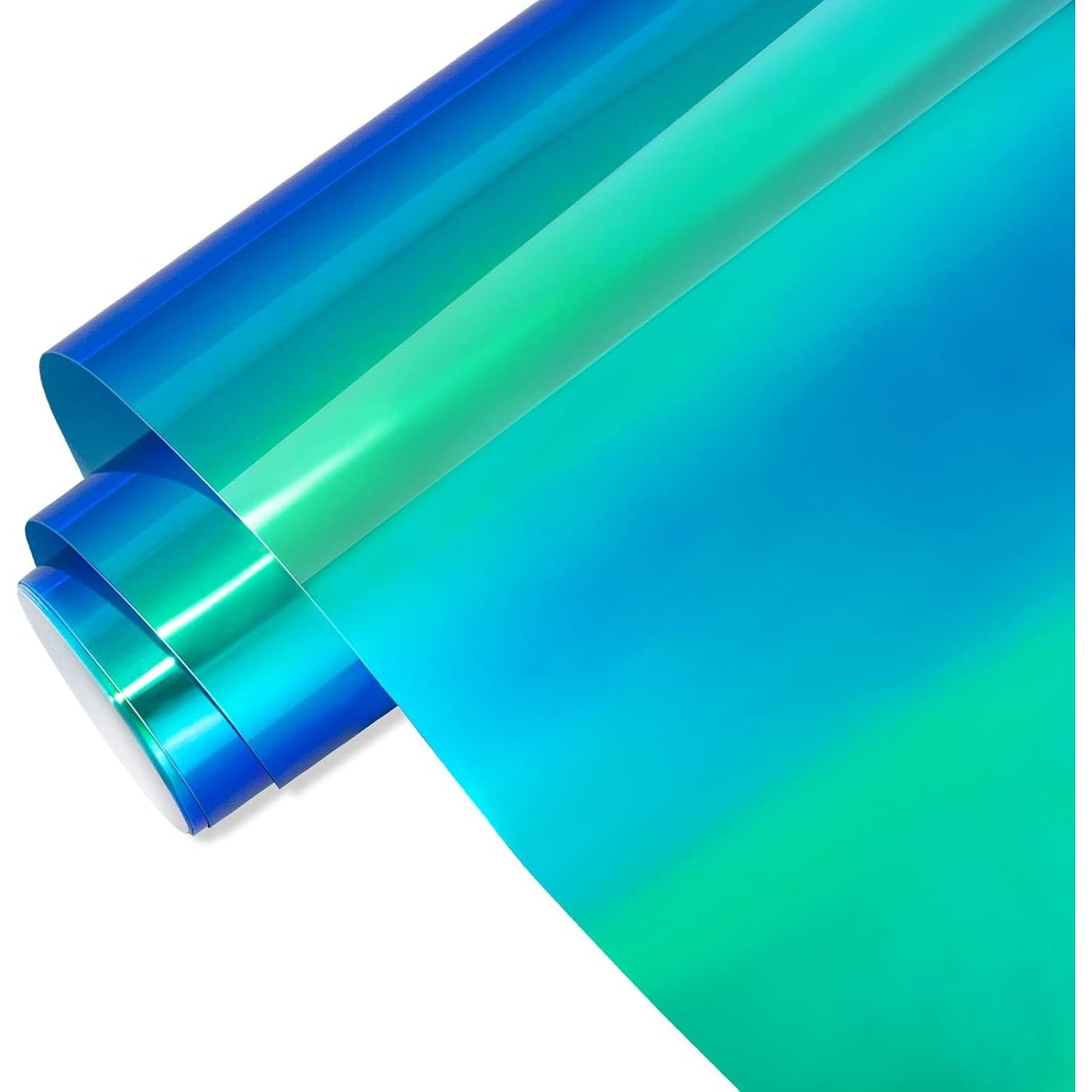 Buy now Holographic Lake Blue Adhesive Vinyl roll Permanent Craft Vinyl for Signs Letters 12" x6ft Compatible with All Cutting Machines at indiglob india