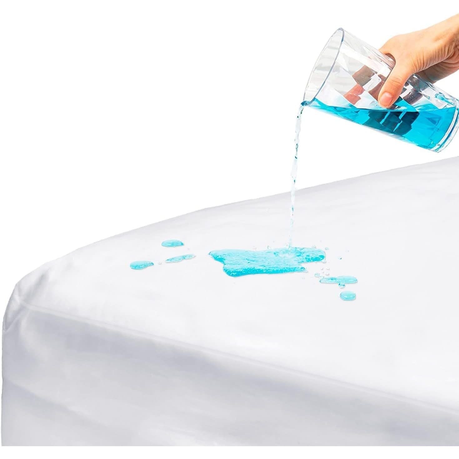 Buy now DMI Waterproof Mattress Protector and Mattress Cover, Soft, Encased Zippered Fit, Twin, Packaging may vary at indiglob india