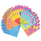 Buy now Valentines Day Cards for Kids Classroom- Fantasy Fortune Teller Kits (24ct)-Perfect Valentines Day Gifts for Kids School Exchange for Boys & Girls-Each Includes Pre-Folded Paper Origami Cootie Catcher at indiglob india