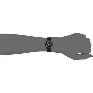Swatch Lady Women's Watch Casual Plastic Black Quartz Waterproof Lady Black Single