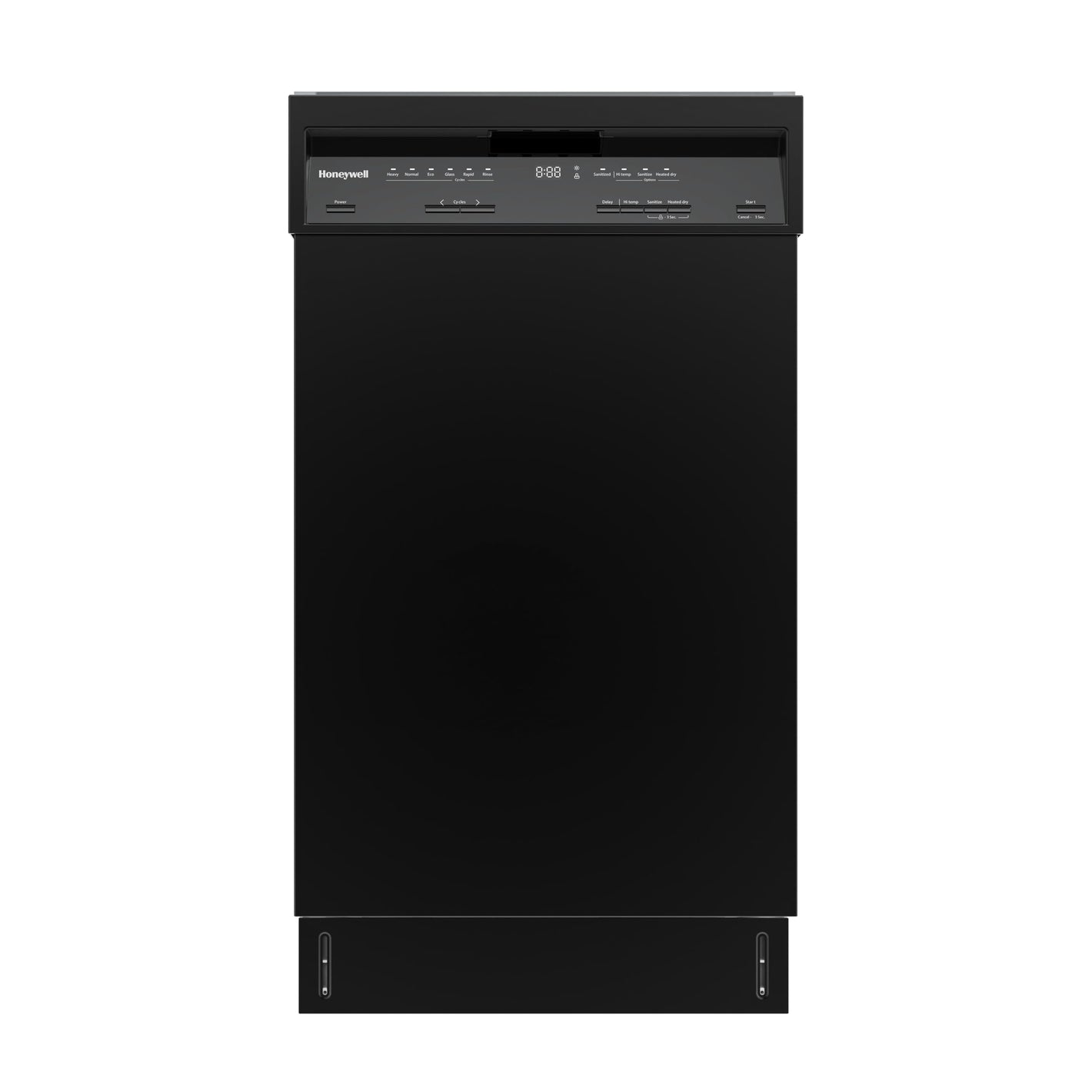 Buy now Honeywell 18 Inch Dishwasher with 8 Place settings, 6 Washing Programs, Stainless Steel Tub, UL/Energy Star- Black black at indiglob india