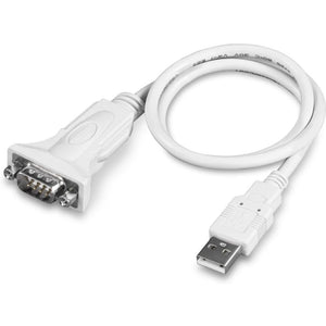 TRENDnet USB to Serial 9-Pin Converter Cable, TU-S9, USB to RS232 Serial Adapter, Supports Windows & Mac, 64cm (25 in.) Cable Length, NDAA Compliant, Plug & Play, White