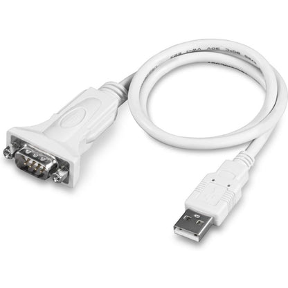 TRENDnet USB to Serial 9-Pin Converter Cable, TU-S9, USB to RS232 Serial Adapter, Supports Windows & Mac, 64cm (25 in.) Cable Length, NDAA Compliant, Plug & Play, White