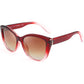 FEISEDY Polarized Vintage Sunglasses American Womens Square Jackie O Cat Eye Sunglasses B2451