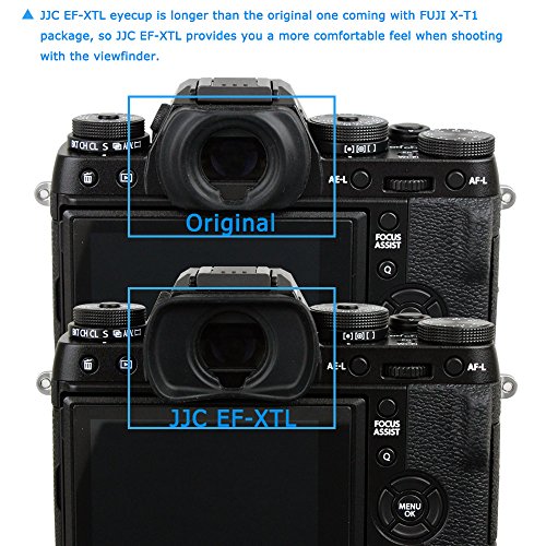 Buy now JJC Eyecup Finder Eyepiece EF-XT L Replacement for Fujifilm X-T4 X-T3 X-T2 X-T1 XT4 XT3 XT2 XT1 X-H1 XH1 GFX100 GFX 50S Camera Viewfinder Eyeshade, Replaces Fuji Eye Cup EF-XTS EF-XTM EF-XTL at indiglob india