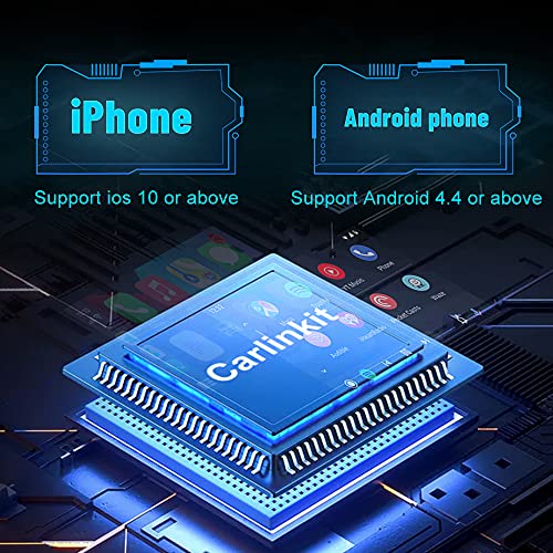 Buy now CarlinKit Wired CarPlay Dongle Android Auto for Car Radio with Android System Version 4.4.2 and Above, Install The AutoKit App in The Car System, Dongle Connect The Car's AutoKit App to get CarPlay at indiglob india