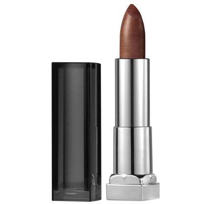 Maybelline New York Color Sensational Dark Silver Lipstick Metallic Lipstick, Gunmetal, 0.15 oz