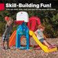 Buy now Step2 Game Time Sports Climber, Kids Indoor/Outdoor Playset, Backyard Playground Set, Slide, Climbing Wall, Basketball Hoop, Outside Jungle Gym, For Toddlers 2-6 Years Old at indiglob india