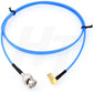 BNC to Microdot 10-32 50 Ohm RF Cable for Accelerometer Transducer Acoustic Vibration Test (2m, Straight)