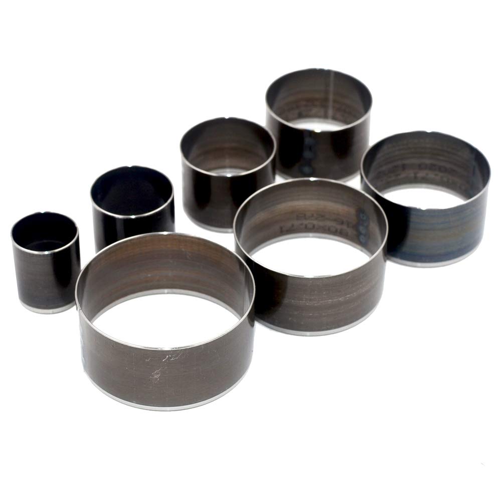 DGOL 7 Sizes Big Size 20mm - 50mm Round Hole Punch Leather Rubber Fiber Silicone Hollow Cutter Die Punching Tool kit