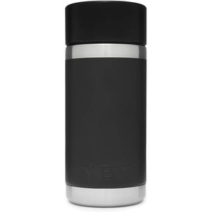 YETI Rambler 12 oz Bottle, Stainless Steel, Vacuum Insulated, with Hot Shot Cap