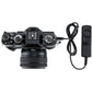 Cable Wired Shutter Release Remote Control for Fujifilm X-M5 X100VI X-H2 X-H2S XT5 XT4 XT3 XT30 II XT20 XT10 XT100 XPro3 XPro2 X-E5 XE3 XA10 X100V X100F GFX100RF GFX100S GFX100 GFX50SII Replace RR-100