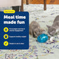 Buy now PetSafe FUNkitty Egg-Cersizer - Cat Toy - Slow-Feeder for Cats to Slow Down & Reduce Aggressive Eating - Durable Multi-Functional Enrichment Toy for Improved Digestion & Exercise at indiglob india