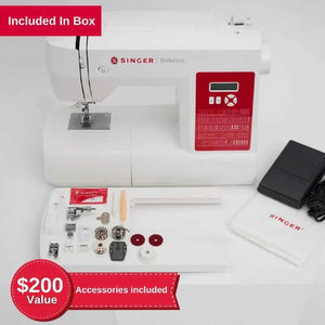 Buy now Plus Sewing Machine 62C Brilliance with Extension Table by Singer at indiglob india