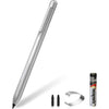 Stylus Pen for Microsoft Surface (300-Day Battery Life, Palm Rejection), Compatible with Surface Pro 11/10/9/8/7/6/5/4/3/X & Go 4/3/2/1, Laptop, Studio, Book - Smooth Writing & Drawing - Silver