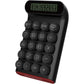 Mechanical Switch Calculator,Handheld for Daily and Basic Office,10 Digit Large LCD Display (Black)
