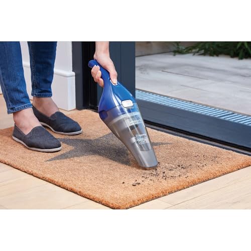Buy now BLACK+DECKER DUSTBUSTER QuickClean Cordless Handheld Vacuum, Home and Car Vacuum with Charger (HNVC115J22) at indiglob india