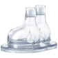 Pura Kiki XL Sipper Spouts - 100% Medical-Grade Silicone, Anti-Colic, Non Plastic Suitable for Babies, Kids, Toddlers, Preschoolers- 2-Pack