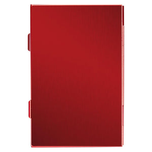 Funlab Premium Game Card Case Compatible with Switch, Portable and Thin, Aluminum Game Storage Card Holder Box Suitable for 6 Game Cards – Red, Red, Portable,compatible