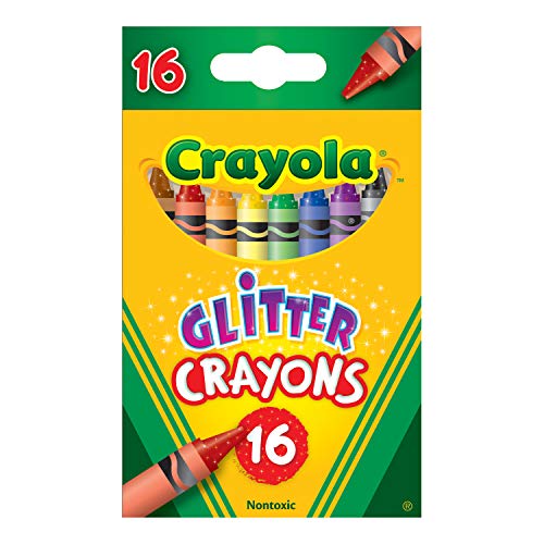 Buy now Crayola 16CT Multicolored Glitter Crayons at indiglob india