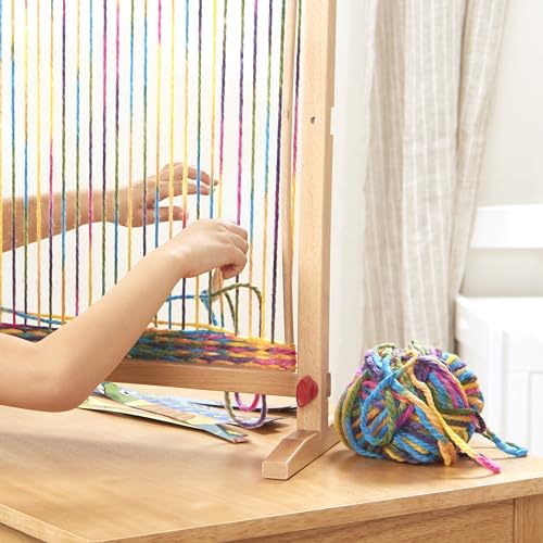 Buy now Melissa & Doug Wooden Multi-Craft Weaving Loom: Extra-Large Frame (22.75 x 16.5 inches) at indiglob india