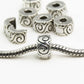Buy now Yeshan Antique Silver Clip Lock Bead Charms with Rubber Stopper O-Rings at indiglob india