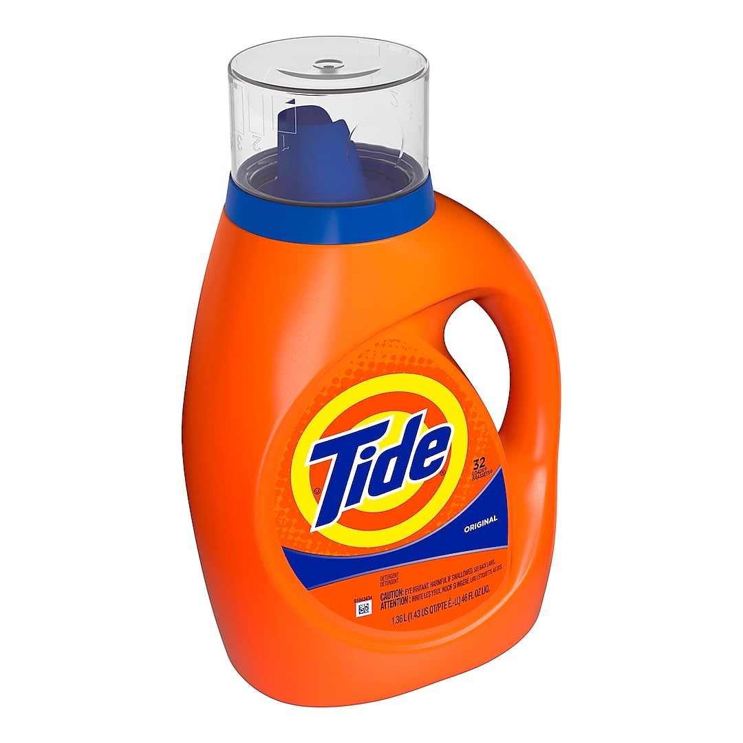 Buy now Tide Laundry Detergent Liquid Soap, Original, 32 Loads, 46 Fl Oz, 46 Fl Oz at indiglob india
