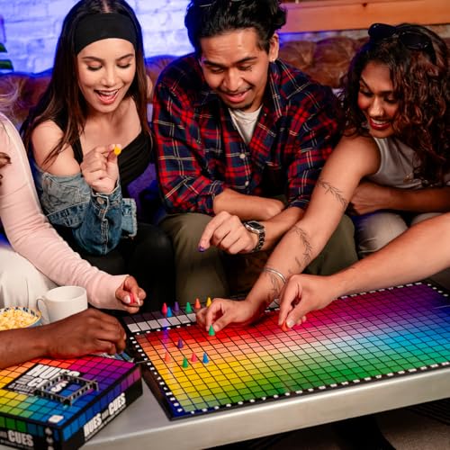 Buy now HUES and CUES - Vibrant Color Guessing Board Game for 3-10 Players Ages 8+, Connect Clues and Guess from 480 Color Squares at indiglob india