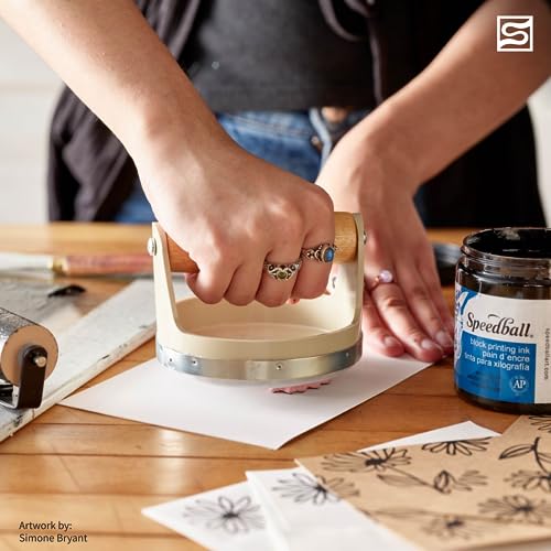 Buy now Speedball Block Printing Baren - Comfortable Wooden Handle, Made in the USA - 4 Inches (4139) at indiglob india