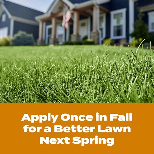 Buy now Scotts Turf Builder WinterGuard Fall Weed & Feed5, Weed Killer Plus Fall Fertilizer, 12,000 sq. ft., 33.84 lbs. at indiglob india