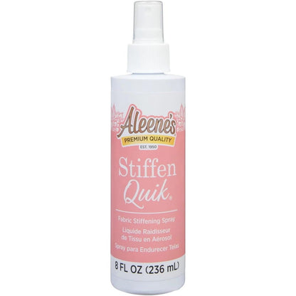 Aleene's 15581 Stiffen-Quick Fabric Stiffening Spray 8oz,Original Version, Packaging may vary