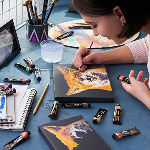 Buy now ARTEZA Gouache Paint, Set of 24, 12ml/0.4 US fl oz Gouache Paint Tubes, Gouache Set for Adults and Students at indiglob india